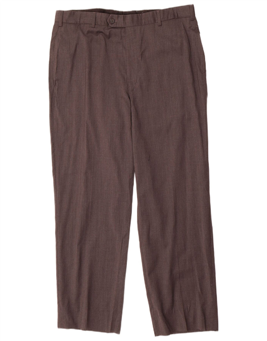 Pantaloni de costum drept bărbați Brooks Brothers L38 L30 Lână gri