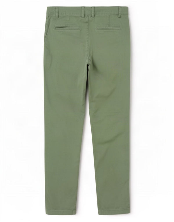 Pantaloni chino drepți pentru femei Fat Face UK 12 Medium L30 L30 Bumbac verde