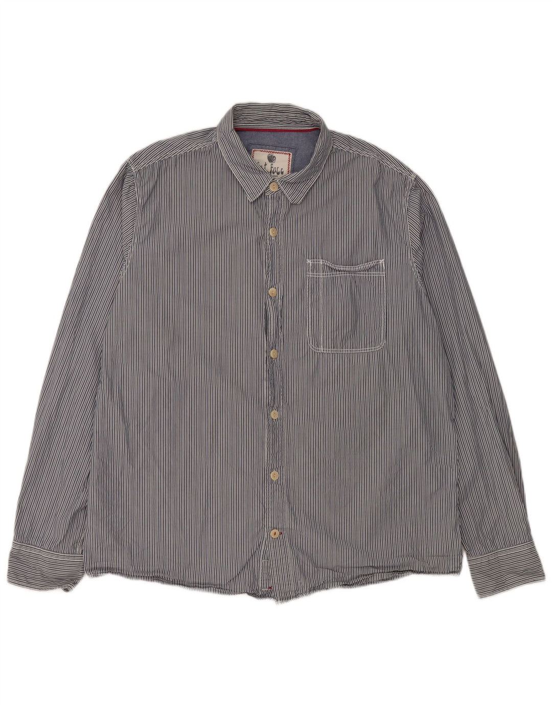 Cămașă pentru bărbați Fat Face XL Blue Pinstripe Bumbac