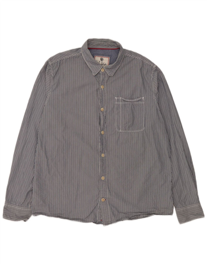 Cămașă pentru bărbați Fat Face XL Blue Pinstripe Bumbac