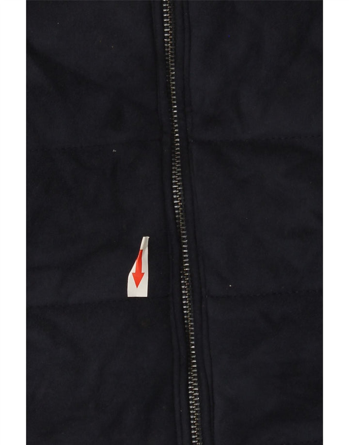 Gilet căptușit pentru bărbați ZARA UK 38 Medium Bleumarin Poliester