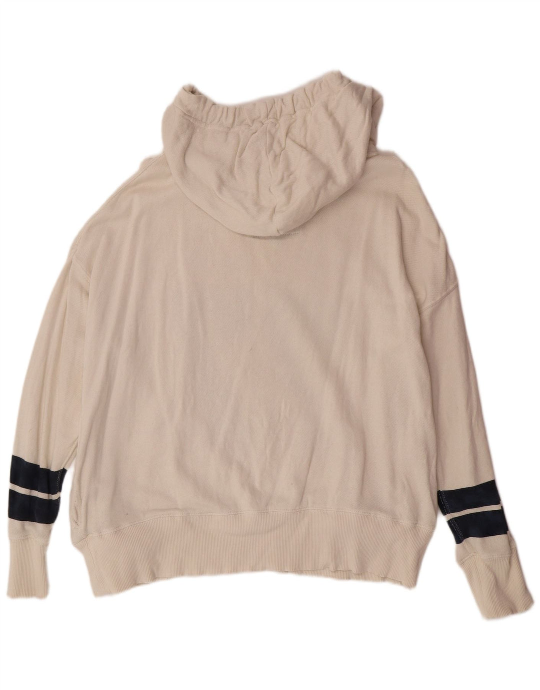 Pulover Superdry pentru damă, cu grafică, UK 18 XL, din bumbac alb catifelat