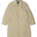 GEOX Womens Overcoat IT 48 XL Off White Argyle/Diamond Vintage Geox and Second-Hand Geox from Messina Hembry 