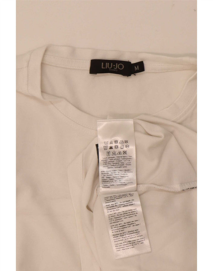 Tricou bărbați Liu Jo Top Medium Alb Bumbac
