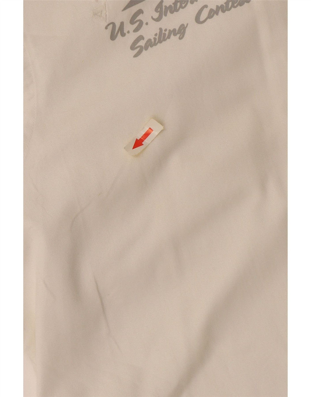 Cămașă grafică pentru bărbați North Sails 2XL din bumbac alb