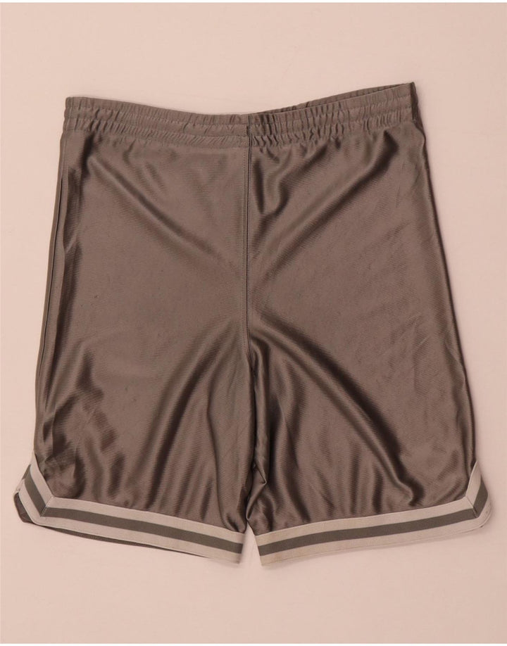 Pantaloni scurți sport pentru bărbați Russell Athletic, gri poliester