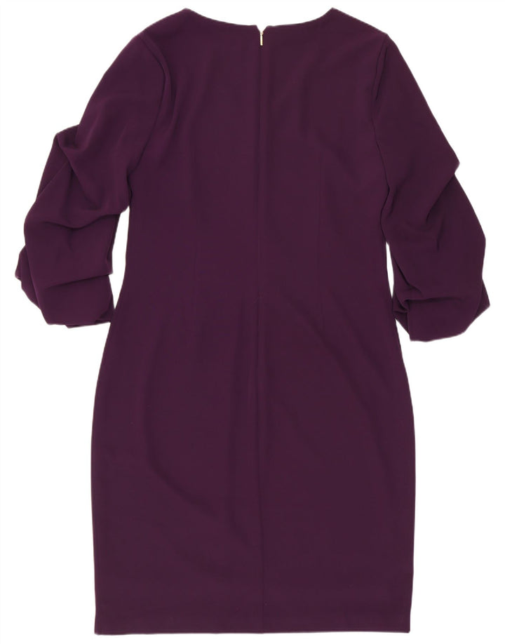 Rochie Dkny pentru femei cu mâneci 3/4 US 6 Mov mediu