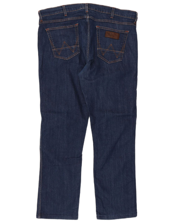 Blugi drepti pentru bărbați Wrangler W38 L29 albastru