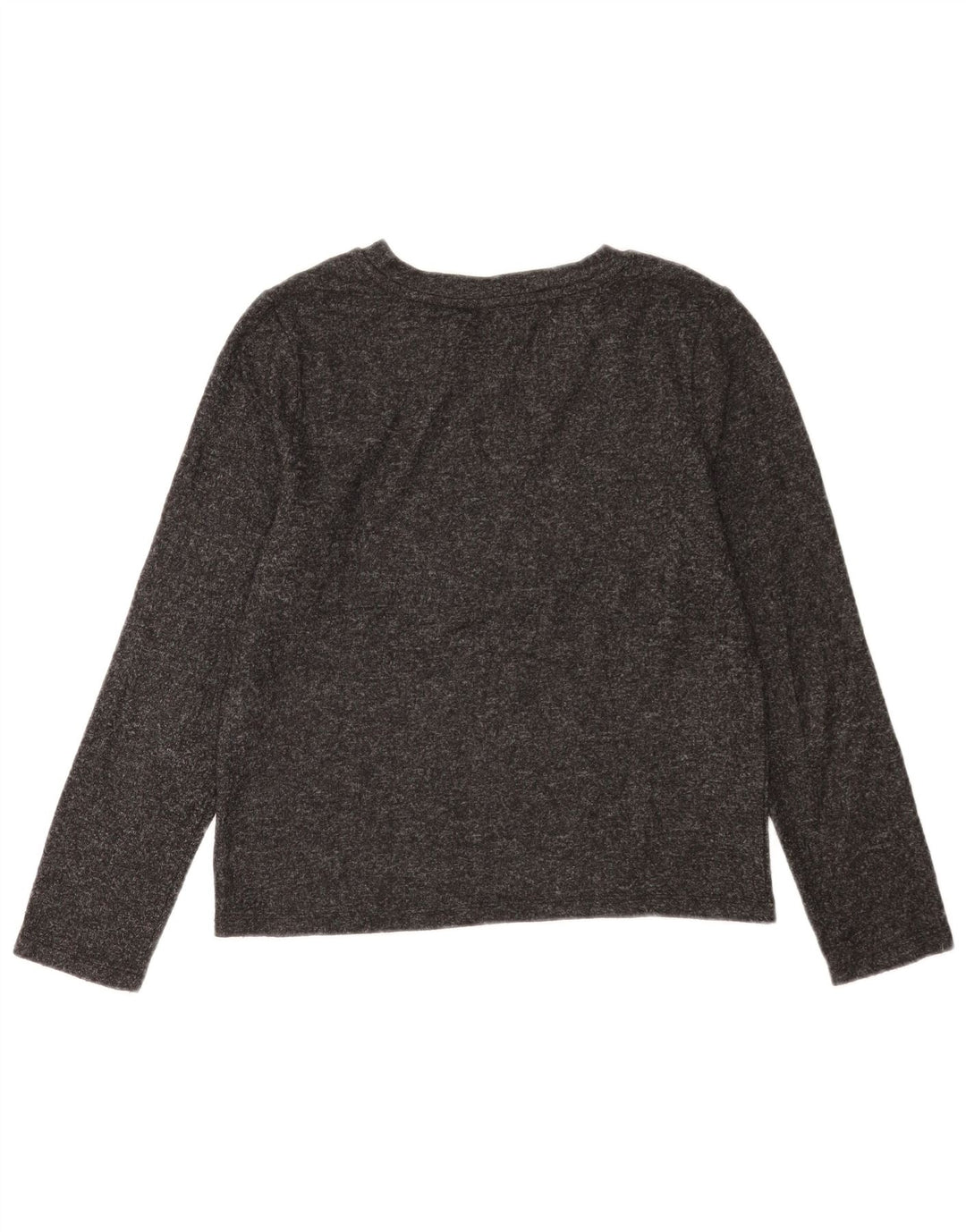 Marks & Spencer Top pentru femei cu mânecă lungă UK 12 Medium Gri Poliester