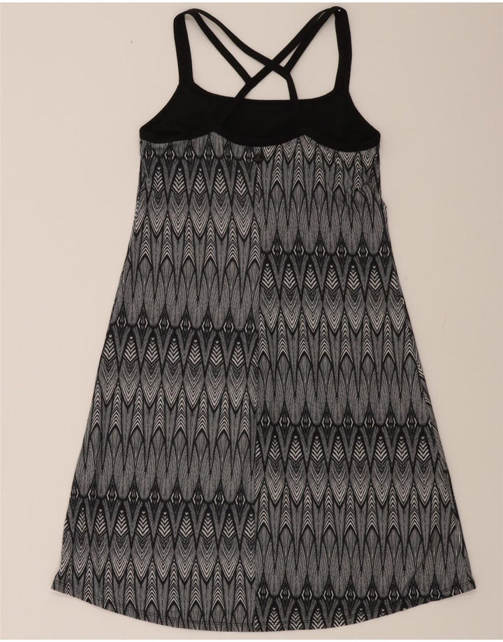 PRANA Womens Slip Dress UK 8 Small Grey Geometric Vintage Prana and Second-Hand Prana from Messina Hembry 