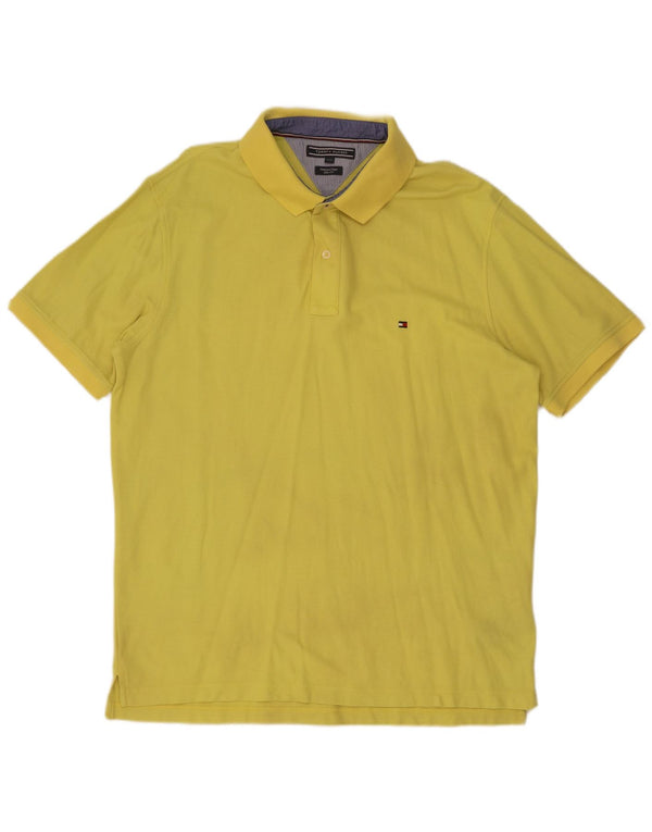 Tricou polo Tommy Hilfiger pentru bărbați, 2XL, galben, bumbac