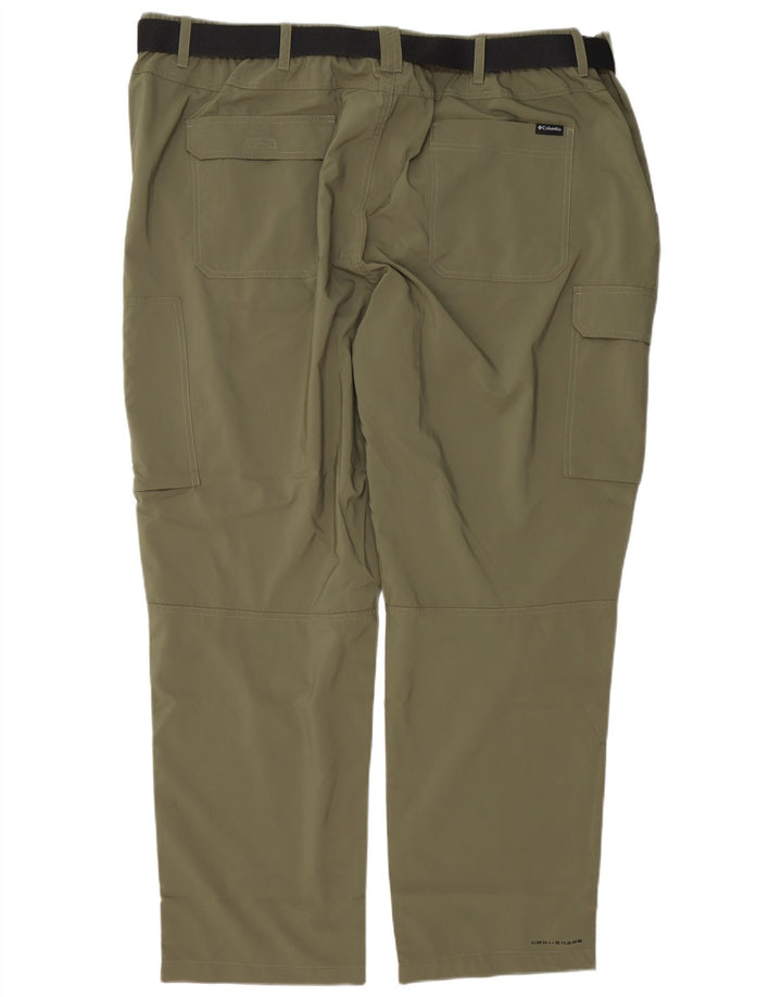 Pantaloni cargo drepti pentru bărbați Columbia W54 L32 Poliester kaki
