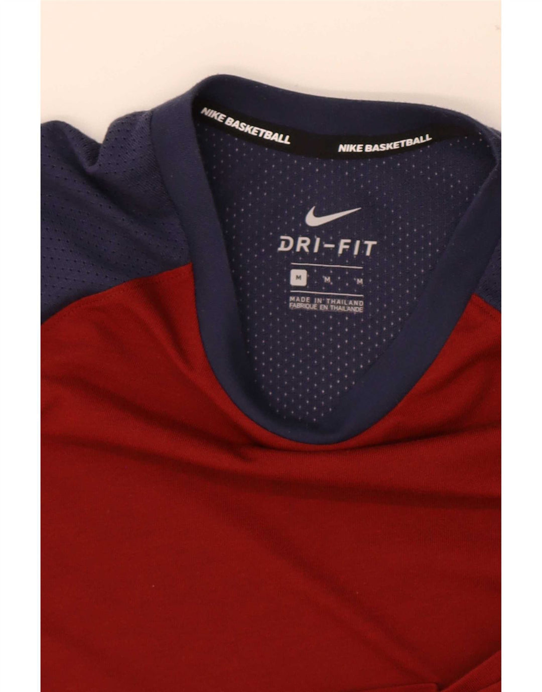 Tricou Nike Dri Fit pentru bărbați Top Medium Red Colorblock