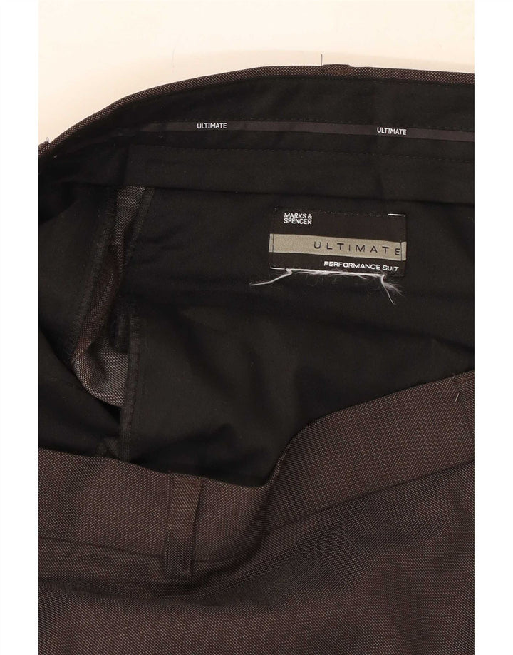 Marks & Spencer Pantaloni drepți pentru bărbați L40 L29 gri