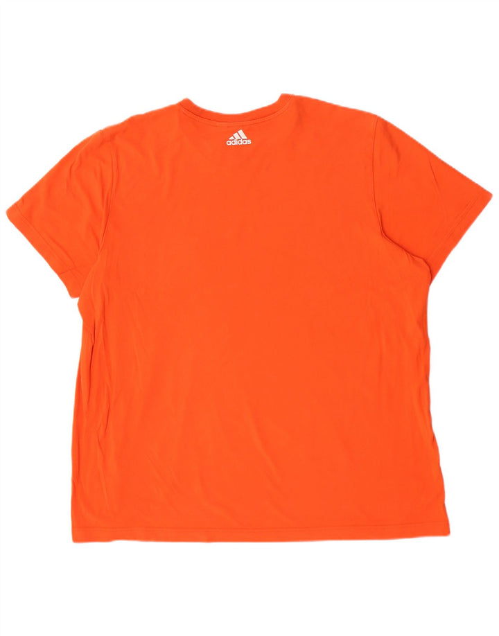 Tricou grafic pentru bărbați Adidas Top 2XL Portocaliu