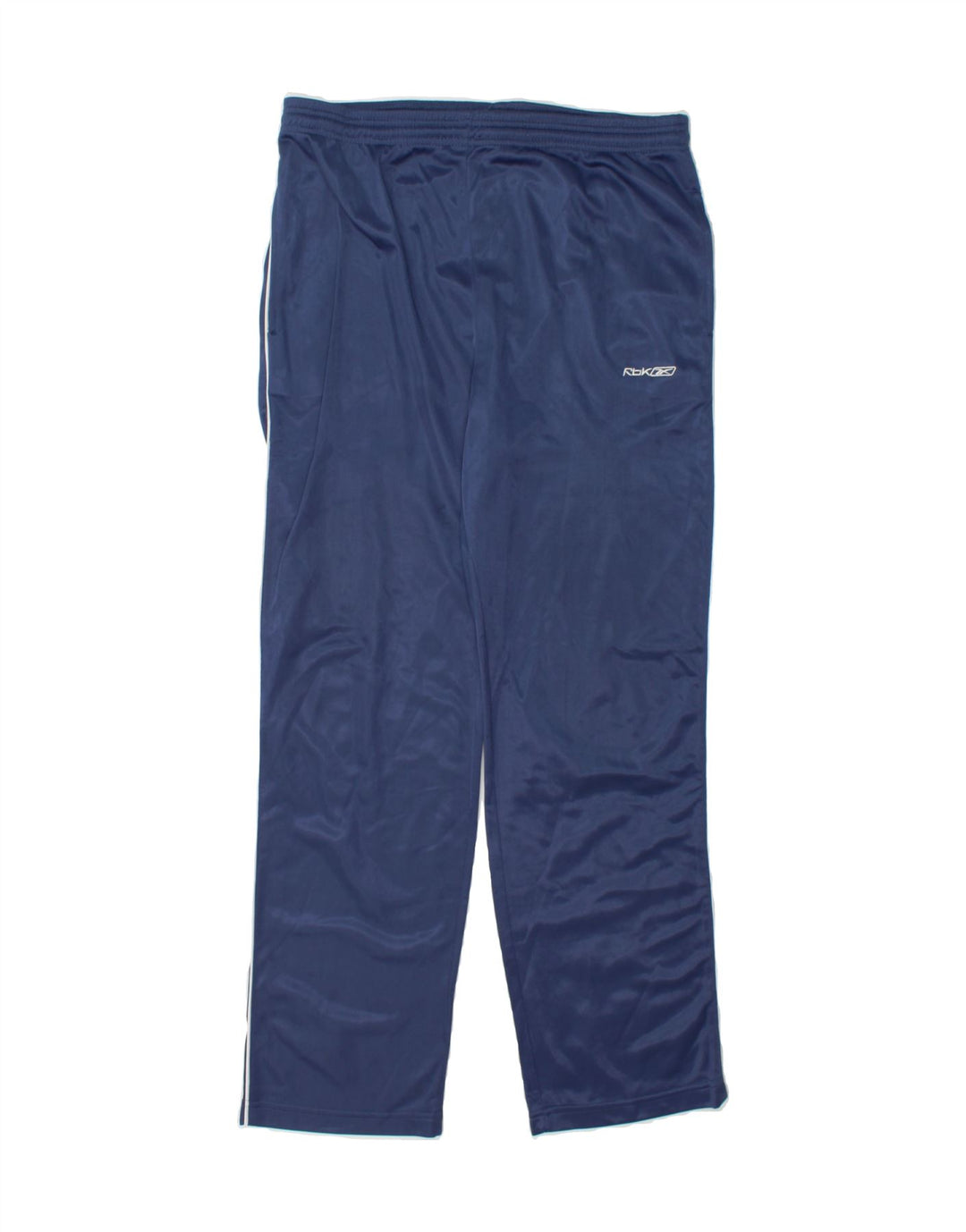REEBOK Mens Tracksuit Trousers  Medium Navy Blue Polyester Vintage Reebok and Second-Hand Reebok from Messina Hembry 