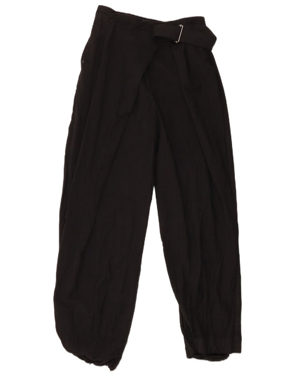 Pantaloni casual pentru femei Cos, cu croiala lejeră, EU 36 XS L26 L28 Lână neagră