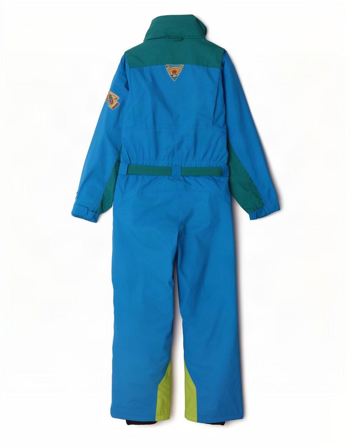 Salopetă de schi Vintage pentru bărbați IT 48 Medium Blue Colorblock Nylon