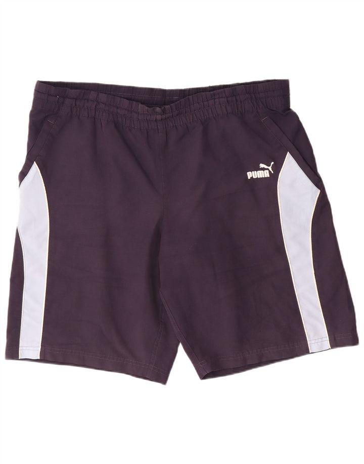 Pantaloni scurți sport Puma pentru bărbați, mari, bleumarin, poliester color bloc