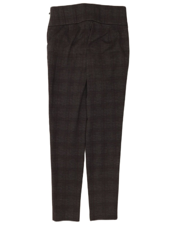 Leggings pentru femei Zara UK 12, gri mediu, carouri