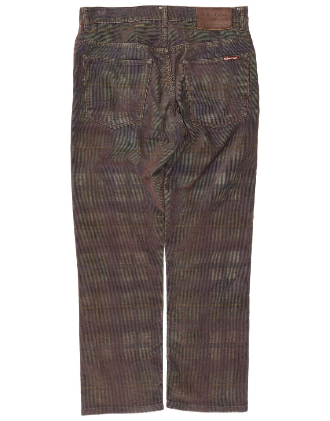 Pantaloni Marlboro Classics pentru bărbați din velur, W34 L29, multicolori