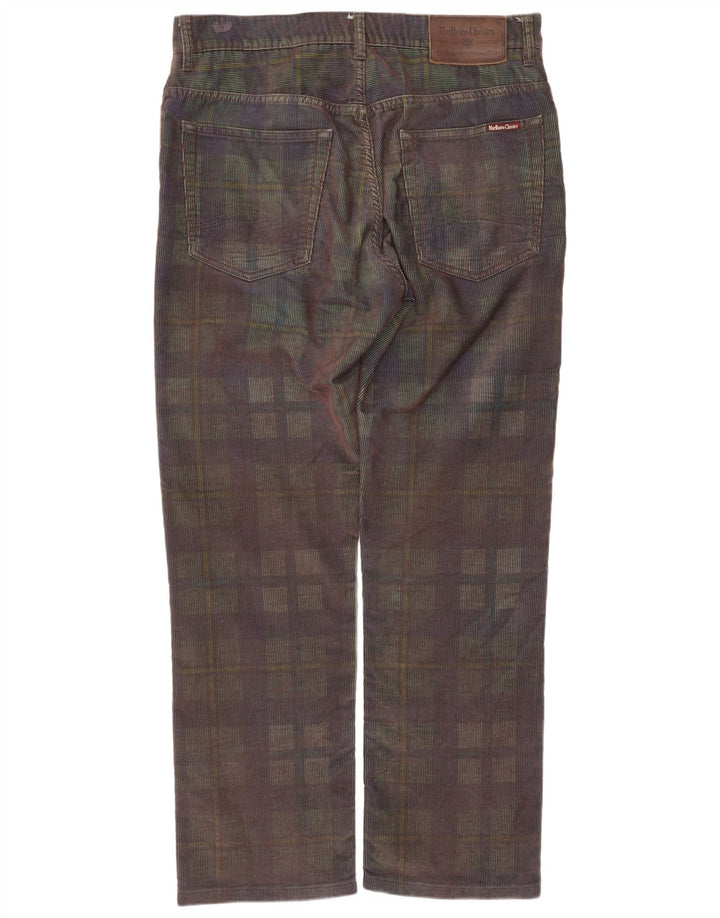 Pantaloni Marlboro Classics pentru bărbați din velur, W34 L29, multicolori