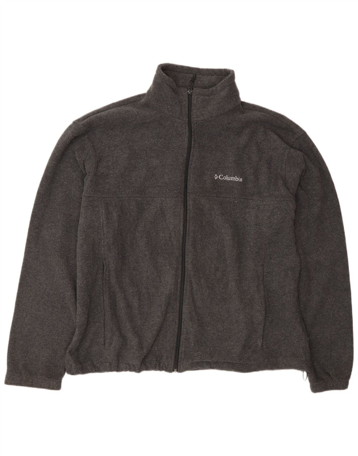 Jachetă fleece Columbia pentru bărbați UK 42 XL poliester gri