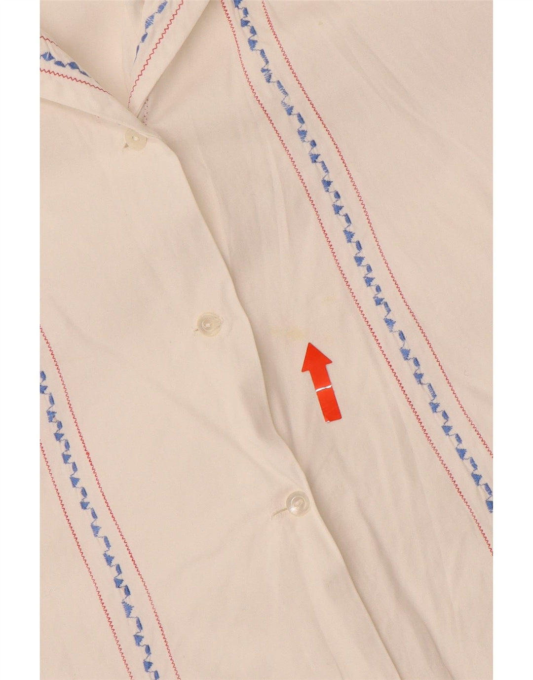 Bluză cămașă pentru femei VINTAGE UK 16 mare cu dungi albe