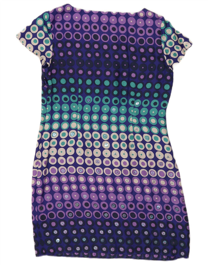 Rochie Boden pentru femei UK 12 Medium Multicolor Geometric Silk Modern