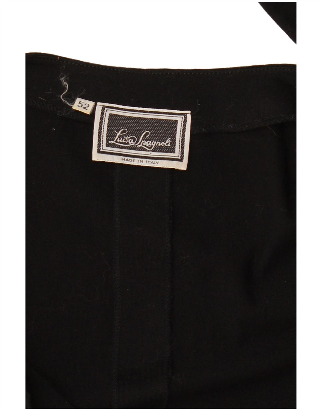 Bluză cămașă pentru femei Luisa Spagnoli IT 52 2XL Negru