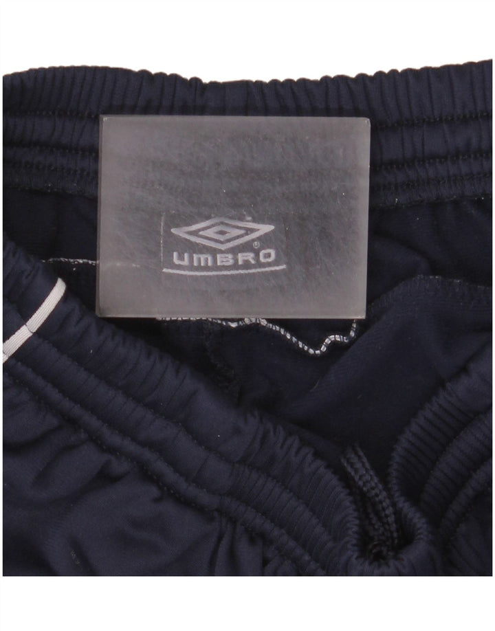 Pantaloni de trening grafic pentru bărbați Umbro, poliester mediu albastru bleumarin