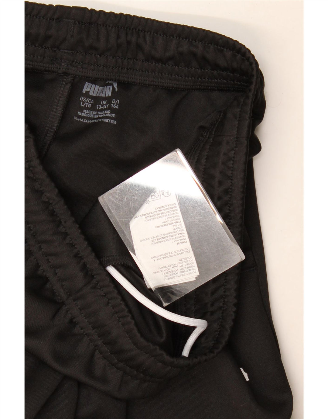PUMA Băieți Pantaloni de trening Pantaloni de jogging 13-14 ani Poliester negru