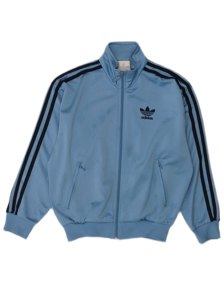 Jachetă de trening pentru băieți Adidas 9-10 ani poliester albastru