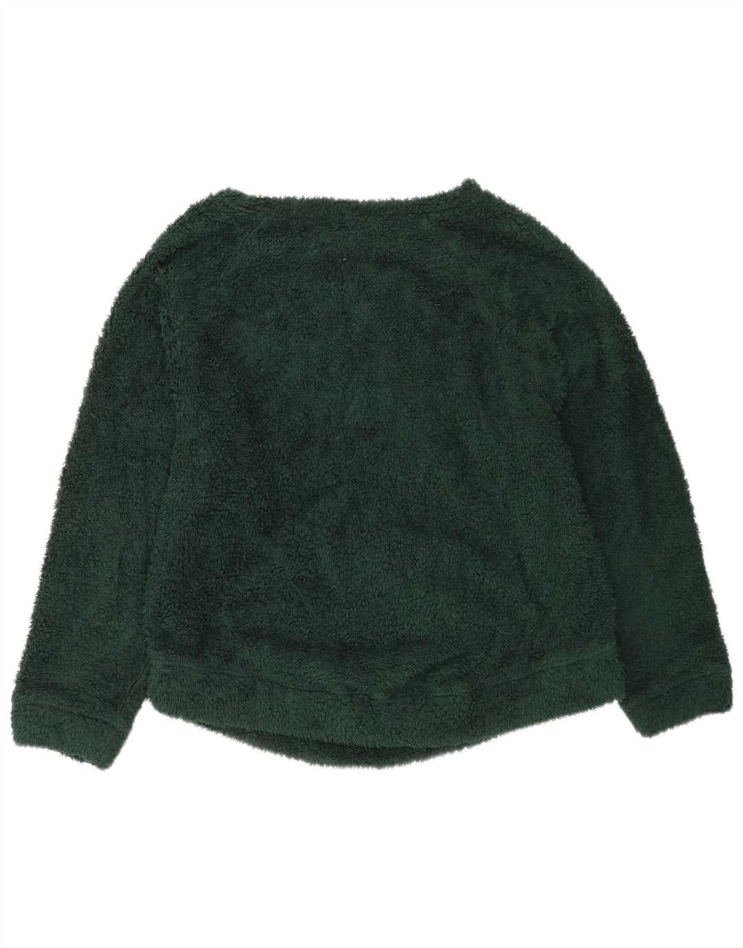 Pulover supradimensionat din lână Benetton UK 10 Poliester verde mic