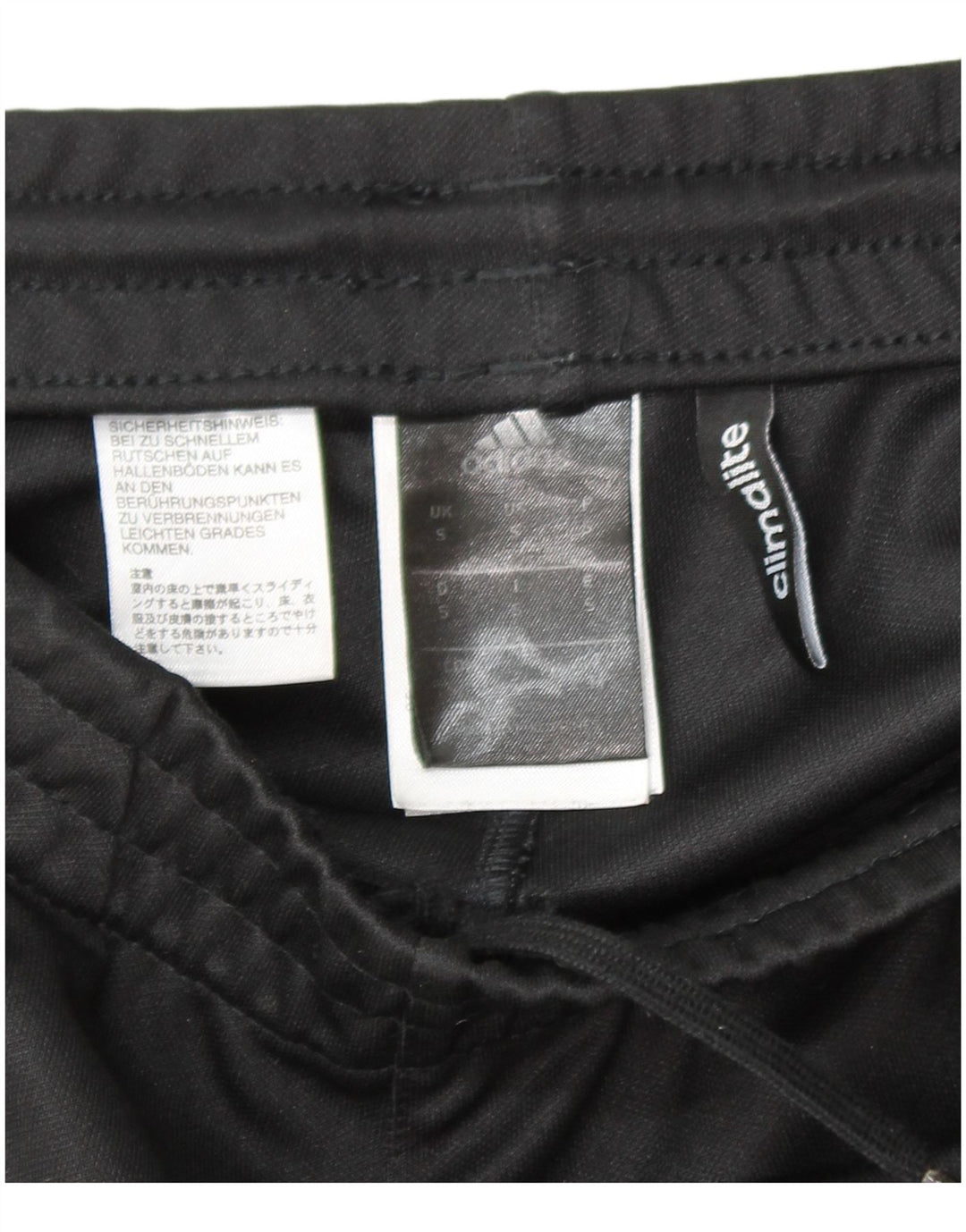 Pantaloni de trening Adidas pentru bărbați, poliester negru mic