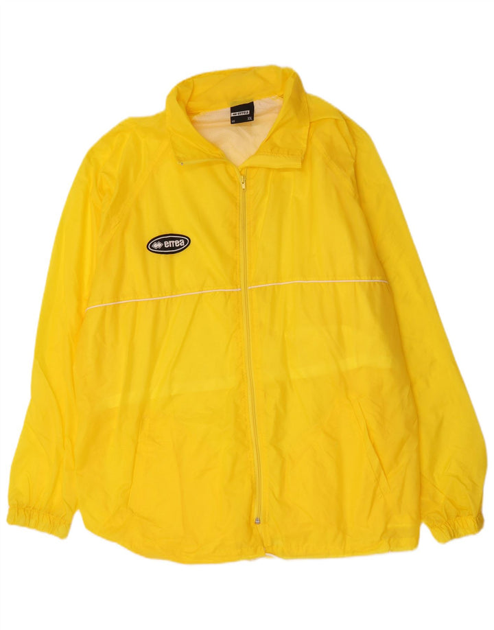 Jachetă de ploaie Errea pentru bărbați UK 44 2XL Yellow Nylon