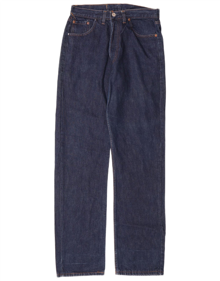 Blugi drepti pentru bărbați LEVI'S 501 W34 L36 bleumarin