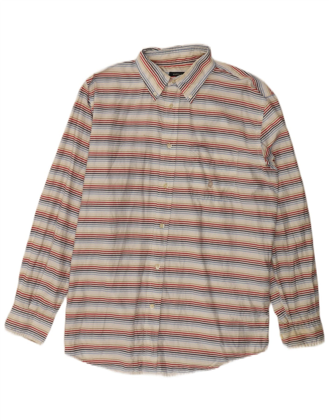 Cămașă pentru bărbați MARINA YACHTING Mărimea 43 Bumbac cu dungi multicolore mari