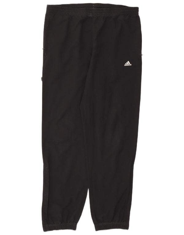 Pantaloni de trening Adidas pentru bărbați Joggeri poliester mediu negru
