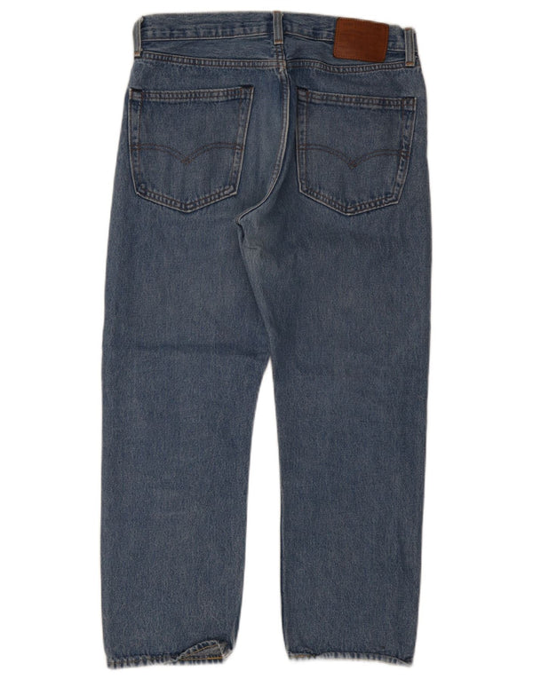 Blugi drepti pentru bărbați Levi's 551 W31 L26 Bumbac albastru
