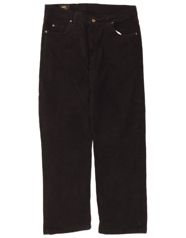 Blugi Lee Brooklyn Straight pentru bărbați W36 L28 bumbac negru