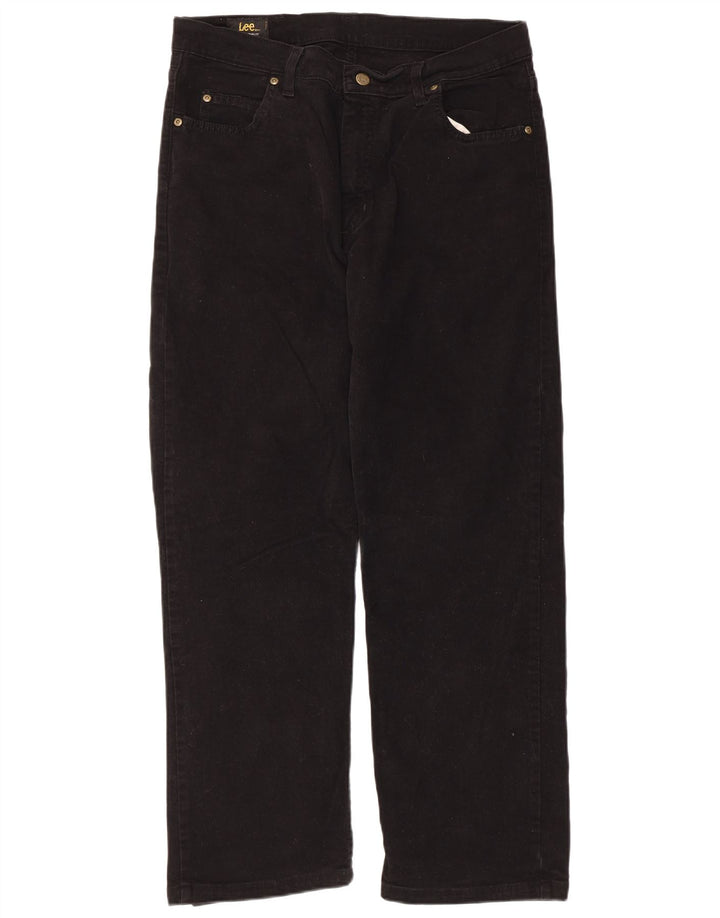 Blugi Lee Brooklyn Straight pentru bărbați W36 L28 bumbac negru