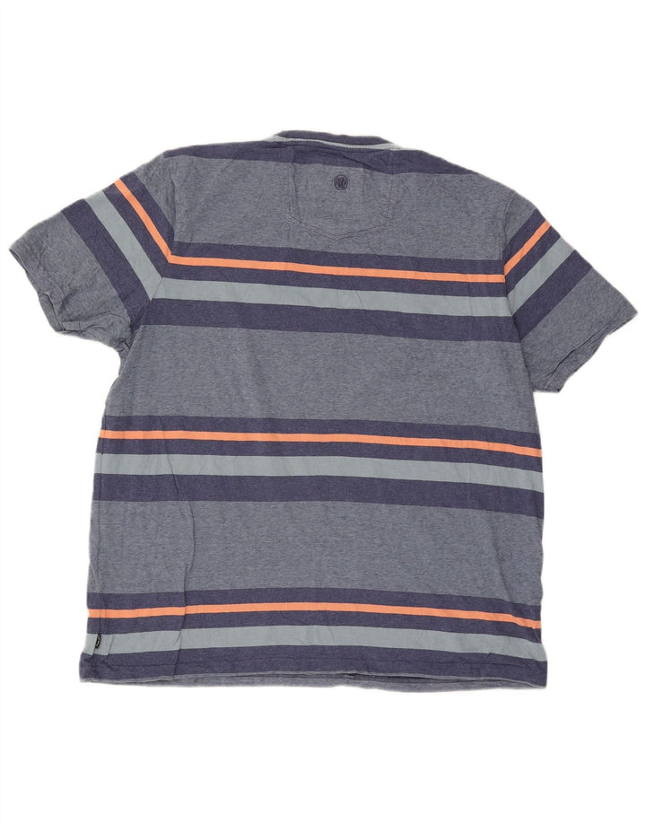 Fat Face Bărbați Tricou Top 2XL Blue Dungate