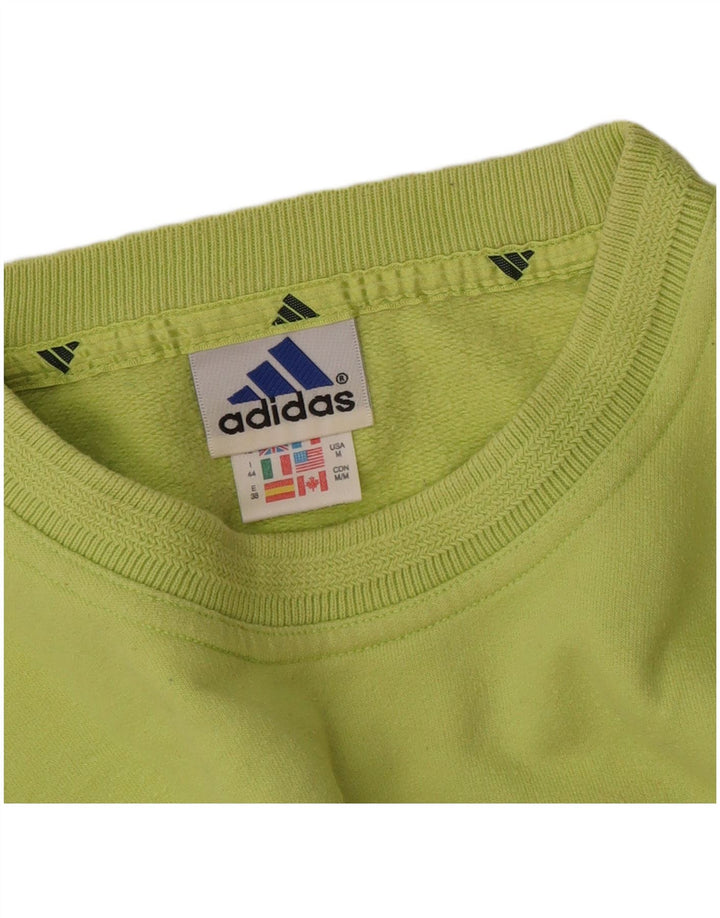 Pulover adidas pentru femei UK 12 bumbac verde mediu