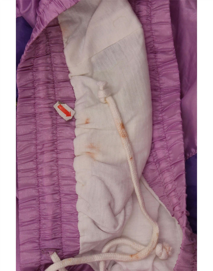 Pantaloni de trening pentru bărbați VINTAGE Pantaloni de jogging Mov mediu Colorblock