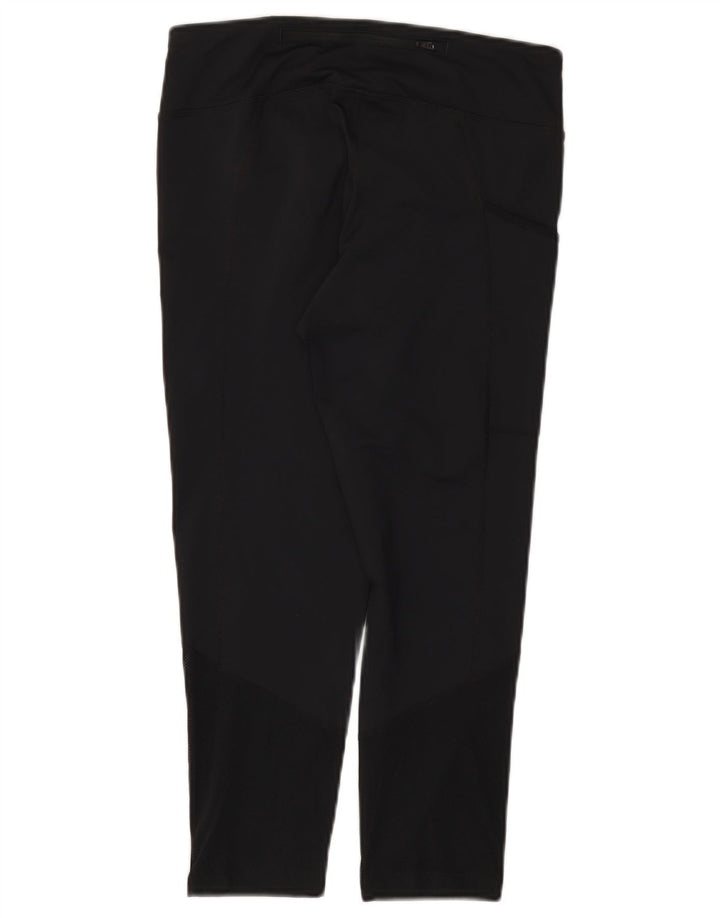 Leggings capri Nike Dri Fit pentru femei UK 8 Small Poliester negru