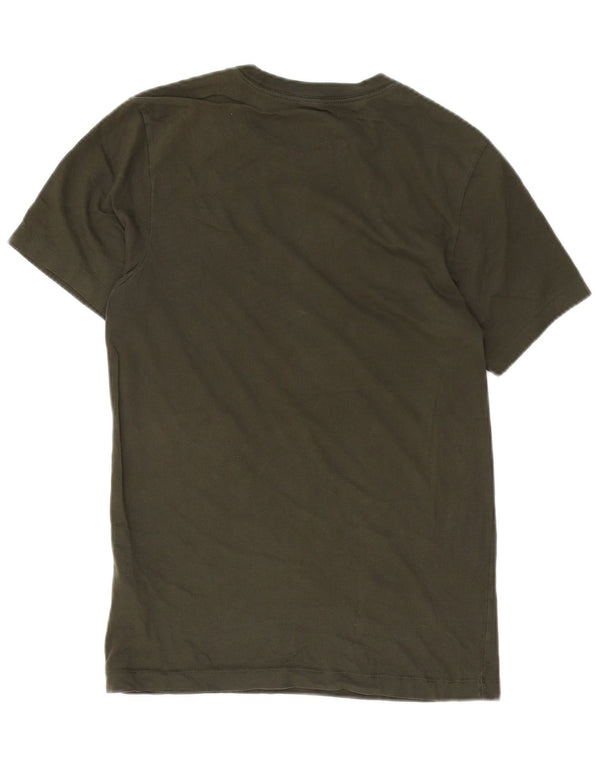 Nike Mens T-Shirt Top XS Khaki Cotton