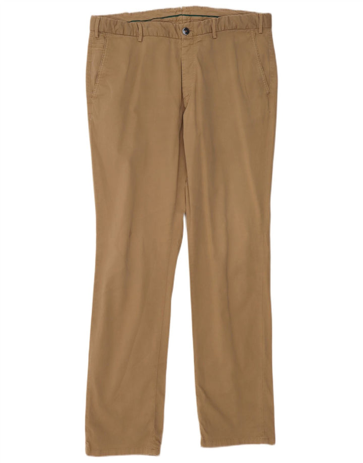 Pantaloni chino subțiri pentru bărbați MASSIMO DUTTI EU 48 XL W38 L34 bej