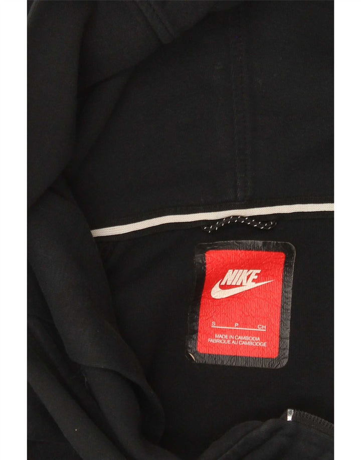 Pulover Nike pentru femei, supradimensionat, cu fermoar, UK 10, negru