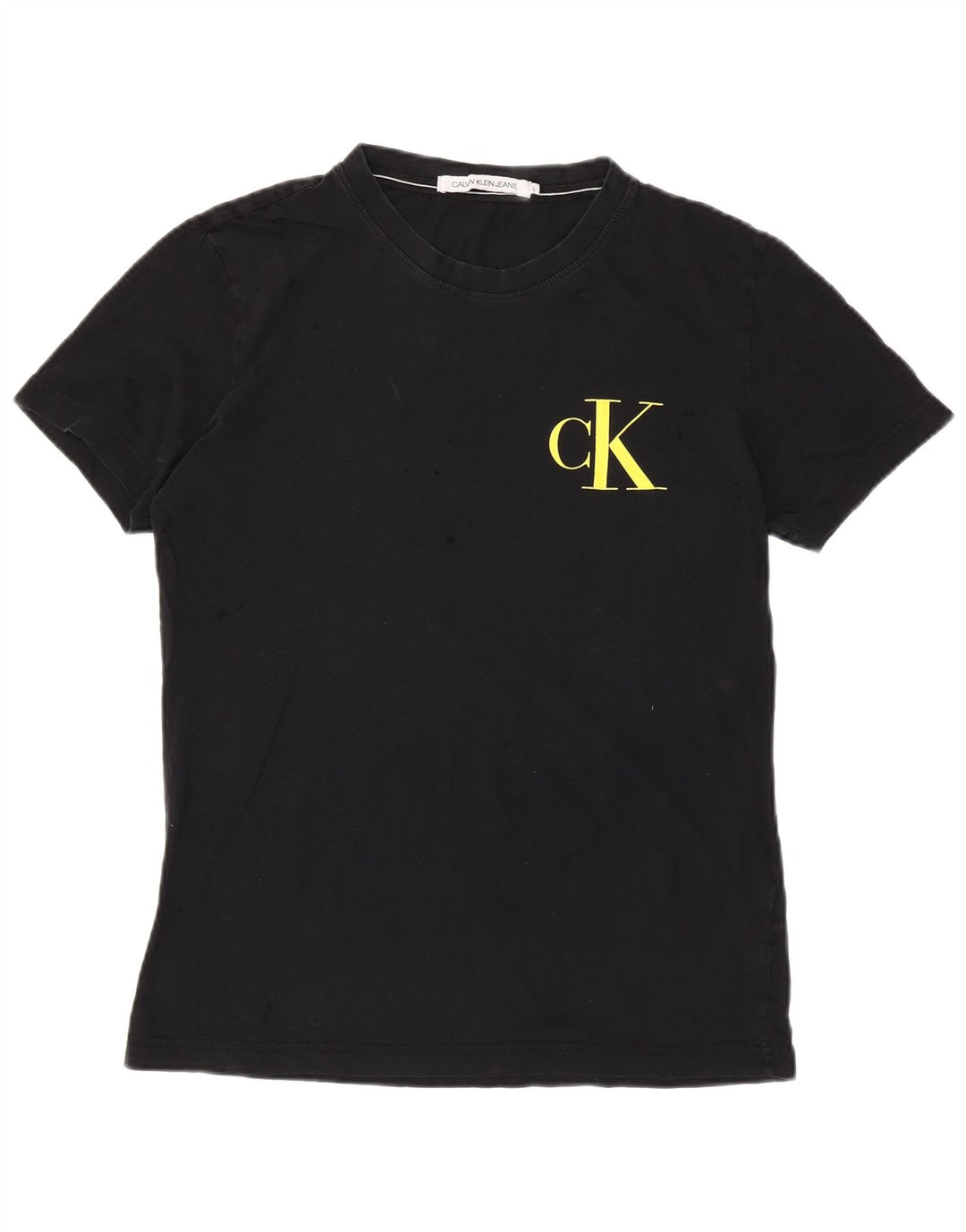 CALVIN KLEIN JEANS Tricou grafic pentru bărbați Top mare negru